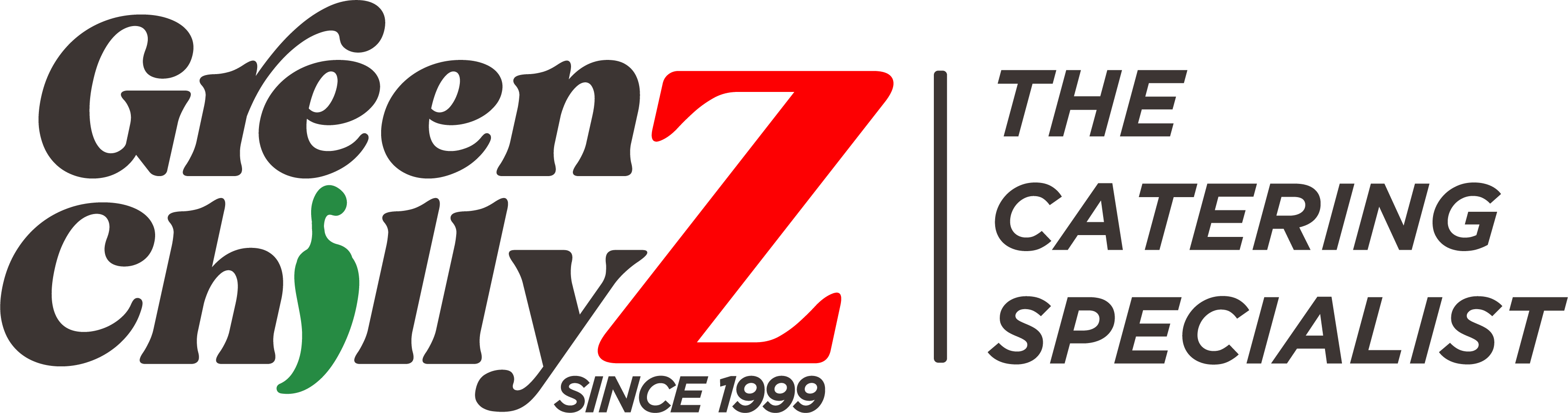 Black Green Chillyz Catering Logo
